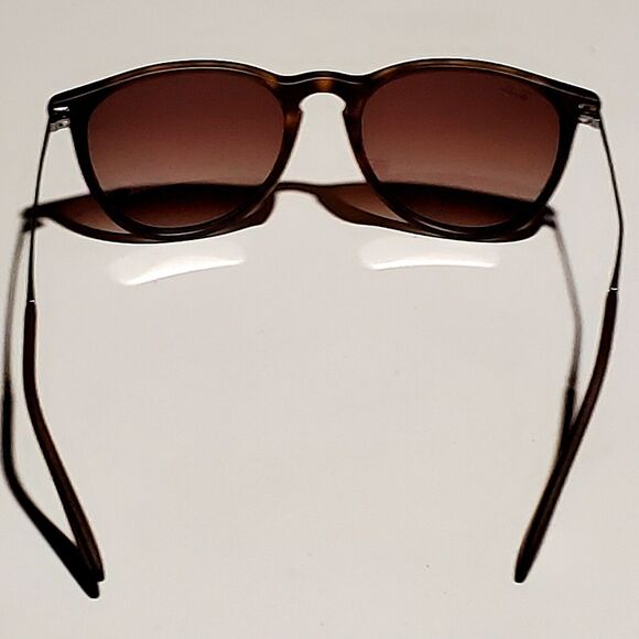 Ray-Ban ERIKA RB4171 865/13 Sunglasses Matte Havana 54 18 145 3N Italy w/ Case - Picture 2 of 16